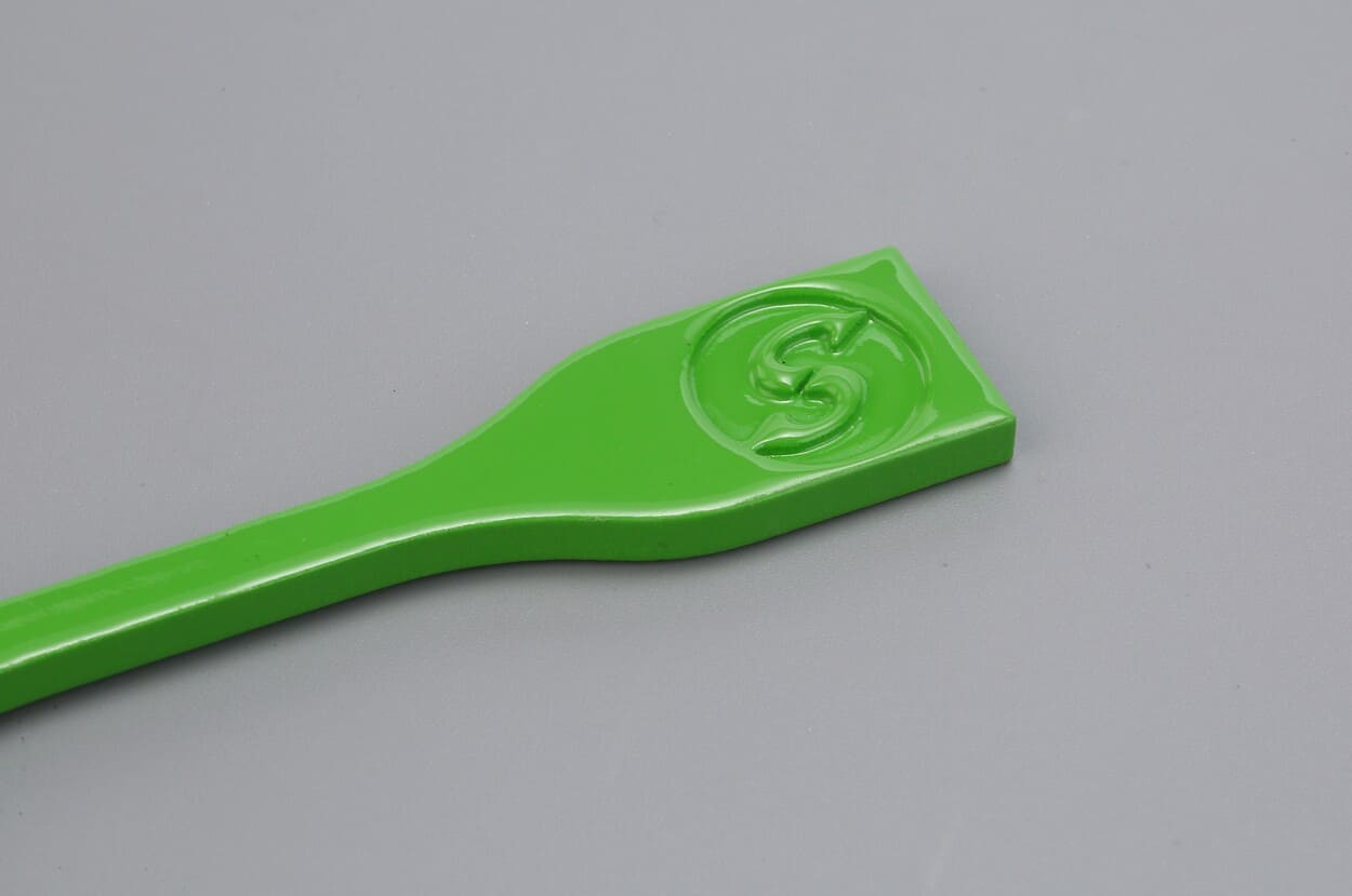 painted sls printed nylon_glossy